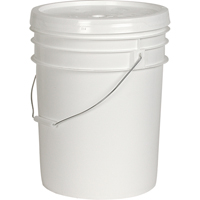 Seau d'usage g&eacute;n&eacute;ral sans couvercle, Plastique, 4 L We Share Industrial Supply