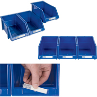 Stack & Hang Bin, 11-13/16" W x 7" H x 17-11/16" D, Blue We Share Industrial Supply