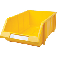 Stack & Hang Bin, 11-13/16" W x 7" H x 17-11/16" D, Yellow We Share Industrial Supply
