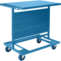 Bin Carts - Cart Only, Double-sided, 24" W x 38-1/2" D x 36-1/2" H We Share Industrial Supply