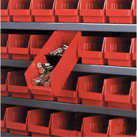 Shelf Bins, 8-3/8" W x 4" H x 11-5/8" D, Blue, 30 lbs. Capacity We Share Industrial Supply