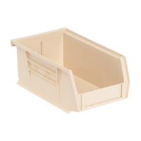 Ultra Stack & Hang Bin, 4-1/8" W x 3" H x 7-3/8" D, Ivory We Share Industrial Supply