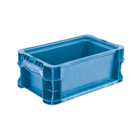 Syst&egrave;me de contenants d'exp&eacute;dition 4845 de StakPak Plus, 7,4" la x 12" p x 5" h, Bleu royal We Share Industrial Supply