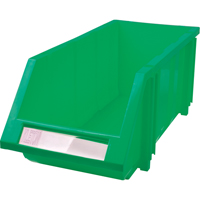 Stack & Hang Bin, 7-7/8" W x 7" H x 17-11/16" D, Green We Share Industrial Supply