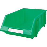 Stack & Hang Bin, 11-13/16" W x 7" H x 17-11/16" D, Green We Share Industrial Supply