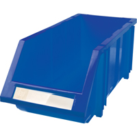Bac empilable & &agrave; suspendre, 7-7/8" la, 7" h x 17-11/16" p, Bleu We Share Industrial Supply