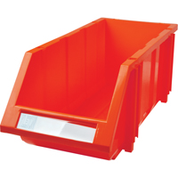 Stack & Hang Bin, 7-7/8" W x 7" H x 17-11/16" D, Green We Share Industrial Supply