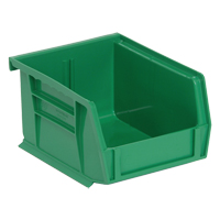 Bacs ultra empilable & suspendable, 4-1/8" la, 3" h x 5-3/8" p, Vert We Share Industrial Supply