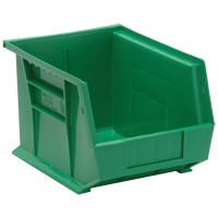 Ultra Stack & Hang Bin, 8-1/4" W x 7" H x 10-3/4" D, Green We Share Industrial Supply