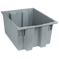 Contenants Stack & Nest, 10" x 19,5" x 15,5", Gris We Share Industrial Supply