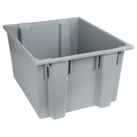 Contenants Stack & Nest, 13" x 23,5" x 19,5", Gris We Share Industrial Supply