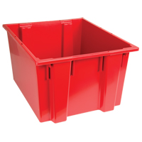 Contenants Stack & Nest, 13" x 23,5" x 19,5", Rouge We Share Industrial Supply