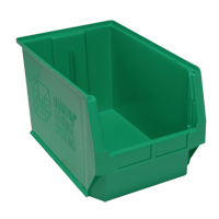 Contenants g&eacute;ants empilables, 12,375" la x 19,75" p x 11,875" h, Vert We Share Industrial Supply