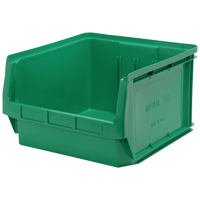 Giant Stacking Containers, 18.375" W x 19.75" D x 11.875" H, Green We Share Industrial Supply