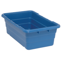 Cross Stack Bins, 16" W x 25.125" D x 8.5" H, Blue We Share Industrial Supply
