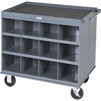 Postes/chariots de travail robustes &agrave; 2 c&ocirc;t&eacute;s, 1000 lb Capacit&eacute;, 34" x la, 32" x ha, 24" p, Enti&egrave;rement soud&eacute; We Share Industrial Supply