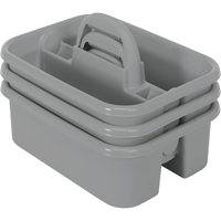 BOITE RANGEMENT,OUTILS,18 1/4X13 3/4X8 3/4,GRIS, 8-3/4" x 13-3/8" x 13-3/8", Gris We Share Industrial Supply