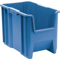 Giant Stacking Containers, 10.875" W x 17.5" D x 12.5" H, Blue We Share Industrial Supply