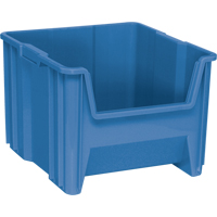 Giant Stacking Containers, 16.5" W x 17.5" D x 12.5" H, Blue We Share Industrial Supply