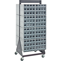 Casiers de rangement &agrave; enclenchement avec supports de plancher We Share Industrial Supply