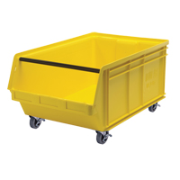 Bac mobile MAGNUM, 14-7/8" ha x 18-3/8" la x 29" p, Capacit&eacute; de 150 lb, Jaune We Share Industrial Supply