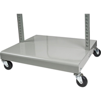 Mobile Tilt Bin Rack - Cart Only, Double-sided, 26-1/4" W x 22" D x 57-1/2" H We Share Industrial Supply