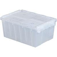 Contenants de distribution Flipak en plastique polypropyl&egrave;ne (PP), 21,8" x 15,2" x 9,3", Transparent We Share Industrial Supply