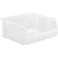 Bac transparent ultra empilable & suspendable, 11" la, 5" h x 10-7/8" p, Transparent We Share Industrial Supply
