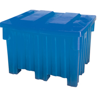 Bacs emboîtables pour chariot &eacute;l&eacute;vateur, 42" la x 48" p x 30" h, Bleu We Share Industrial Supply
