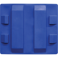 Couvercles de bacs emboîtables pour chariot &eacute;l&eacute;vateur We Share Industrial Supply