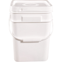 Seau carr&eacute;, Plastique, 4 gal. We Share Industrial Supply