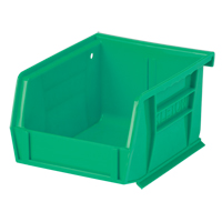 Stack & Hang Bin, 4-1/8" W x 3" H x 5-3/8" D, Green We Share Industrial Supply