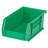 Stack & Hang Bin, 4-1/8" W x 3" H x 7-3/8" D, Green We Share Industrial Supply