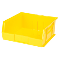 Stack & Hang Bin, 11" W x 5" H x 10-7/8" D, Yellow We Share Industrial Supply