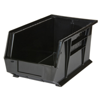 Bac empilable & &agrave; suspendre, 8-1/4" la, 7" h x 14-3/4" p, Noir We Share Industrial Supply