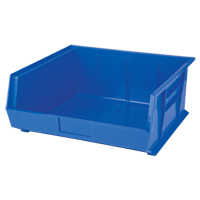 Stack & Hang Bin, 16-1/2" W x 7" H x 14-3/4" D, Blue We Share Industrial Supply