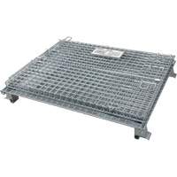 Conteneur repliable en m&eacute;tal grillag&eacute;, 40" la x 48" p x 42" h, Capacit&eacute; de 4000 lb We Share Industrial Supply