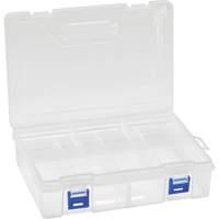 Boîte &agrave; compartiments en plastique, 6,25" la x 9,25" p x 2,2" h, 8 compartiments We Share Industrial Supply