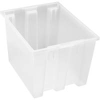 Contenant robuste Stack & Nest, 13" x 15,5" x 19,5", Transparent We Share Industrial Supply
