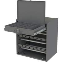 Armoire d'entreposage pour fil et borne, Acier, 1 tiroirs, 15-9/16" x 11-7/8" x 16-3/8", Gris We Share Industrial Supply