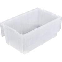 Bac emboîtable FP243C FliPak, 26,9" x 16,9" x 12,1", Transparent We Share Industrial Supply
