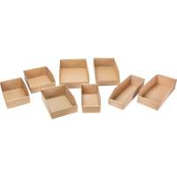 Boîtes profondes en carton ondul&eacute;, 11-3/4" la x 17-1/4" p x 4-1/2" h, Beige We Share Industrial Supply