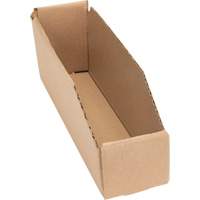 Boîtes profondes en carton ondul&eacute;, 2-7/8" la x 11-1/4" p x 4-1/2" h, Beige We Share Industrial Supply