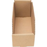 Boîtes profondes en carton ondul&eacute;, 3-3/4" la x 11-1/4" p x 4-1/2" h, Beige We Share Industrial Supply