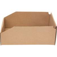 Boîtes profondes en carton ondul&eacute;, 7-5/8" la x 11-5/16" p x 4-1/2" h, Beige We Share Industrial Supply
