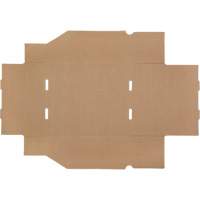 Boîtes profondes en carton ondul&eacute;, 9-3/4" la x 11-1/4" p x 4-1/2" h, Beige We Share Industrial Supply