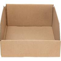 Boîtes profondes en carton ondul&eacute;, 8-3/4" la x 11-1/4" p x 4-1/2" h, Beige We Share Industrial Supply