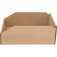 Boîtes profondes en carton ondul&eacute;, 8-3/4" la x 11-1/4" p x 4-1/2" h, Beige We Share Industrial Supply