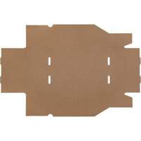 Boîtes profondes en carton ondul&eacute;, 8-3/4" la x 11-1/4" p x 4-1/2" h, Beige We Share Industrial Supply