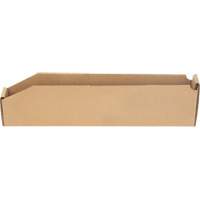 Boîtes profondes en carton ondul&eacute;, 2-7/8" la x 17-1/4" p x 4-1/2" h, Beige We Share Industrial Supply